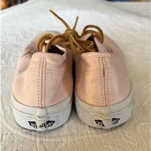 Vans canvas pink shoes woman’s size 8